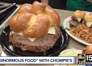 Chompie's Ginormous Slider - Food Network - Ginormous Food