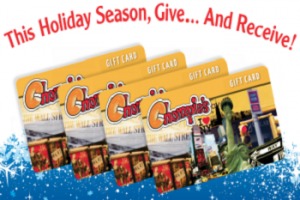 Chompie’s Holiday Gift Card Promo 2017 Chompie's Chanukah Menu - Holiday Gift Card Special