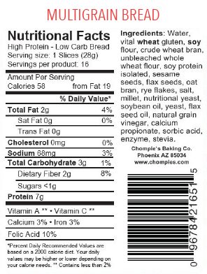 4-Ct High Protein/Low Carb Variety Pack - Multigrain, Sesame & Cinnamon Raisin