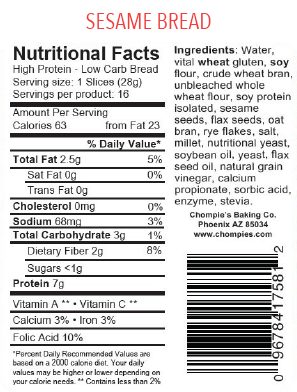 4-Ct High Protein/Low Carb Variety Pack - Multigrain, Sesame & Cinnamon Raisin
