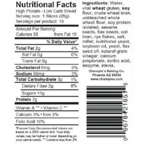 Low Carb Multigrain Bread