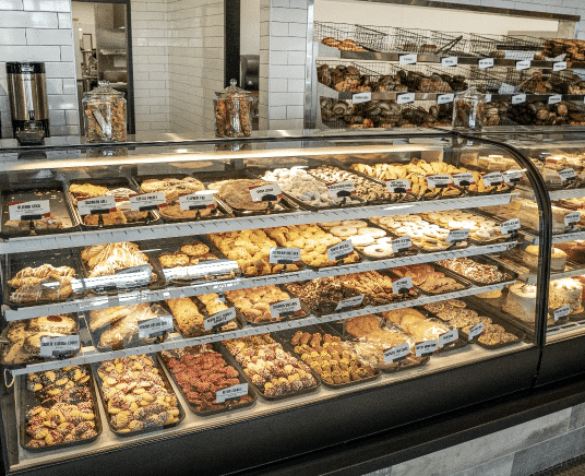 Chompie's Bakery Case - Bagels, Bread, Challah, Bialys, Cookies, Cakes, Gourmet Pastries
