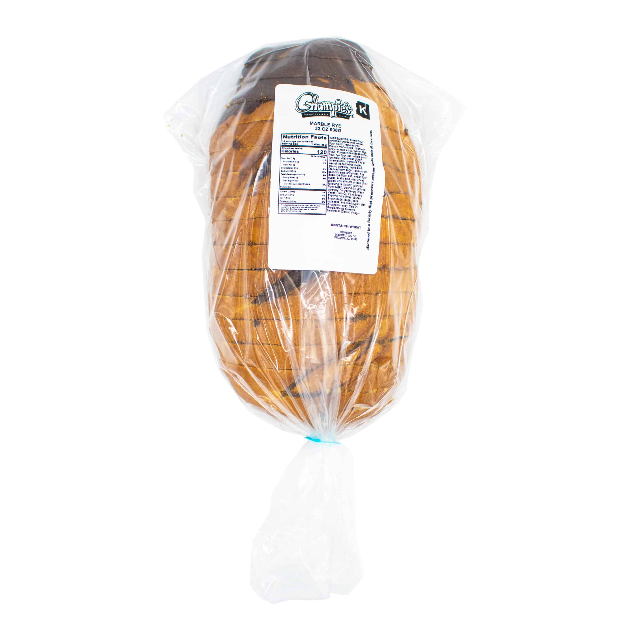 Marble Rye Bread - Chompie's Restaurant, Deli, Bakery, and Catering